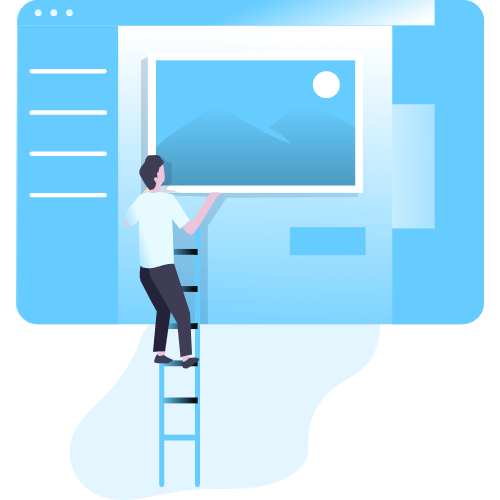 web development illustration